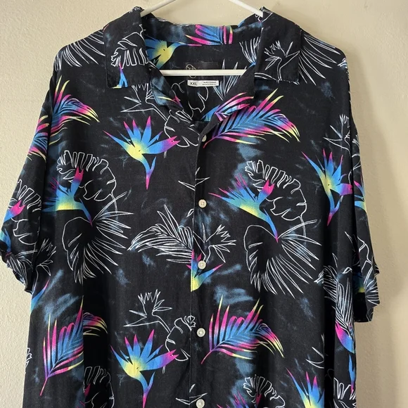 ORIGINAL USE Tropical Button Down Shirt Mens Tops Collared Casual Wear Size XXL - Picture 5 of 12